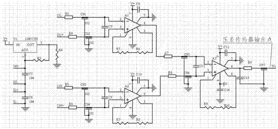 Miniature silicon sapphire differential pressure sensor