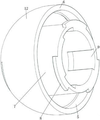 Magnetic compression anastomosis ball