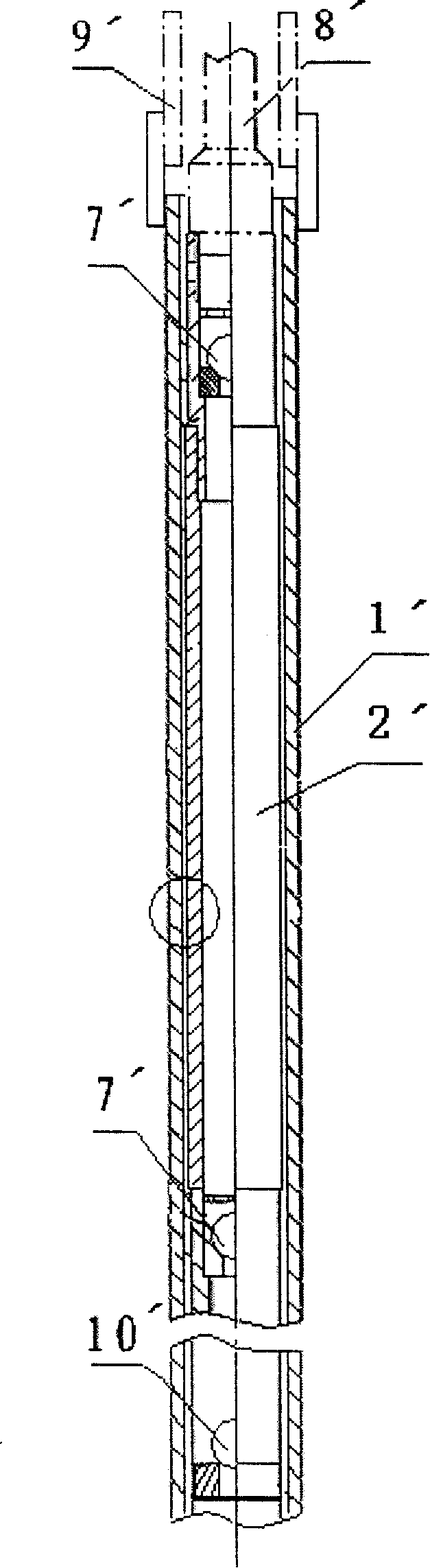 Hydraulic self-sealed plunger oil-well pump