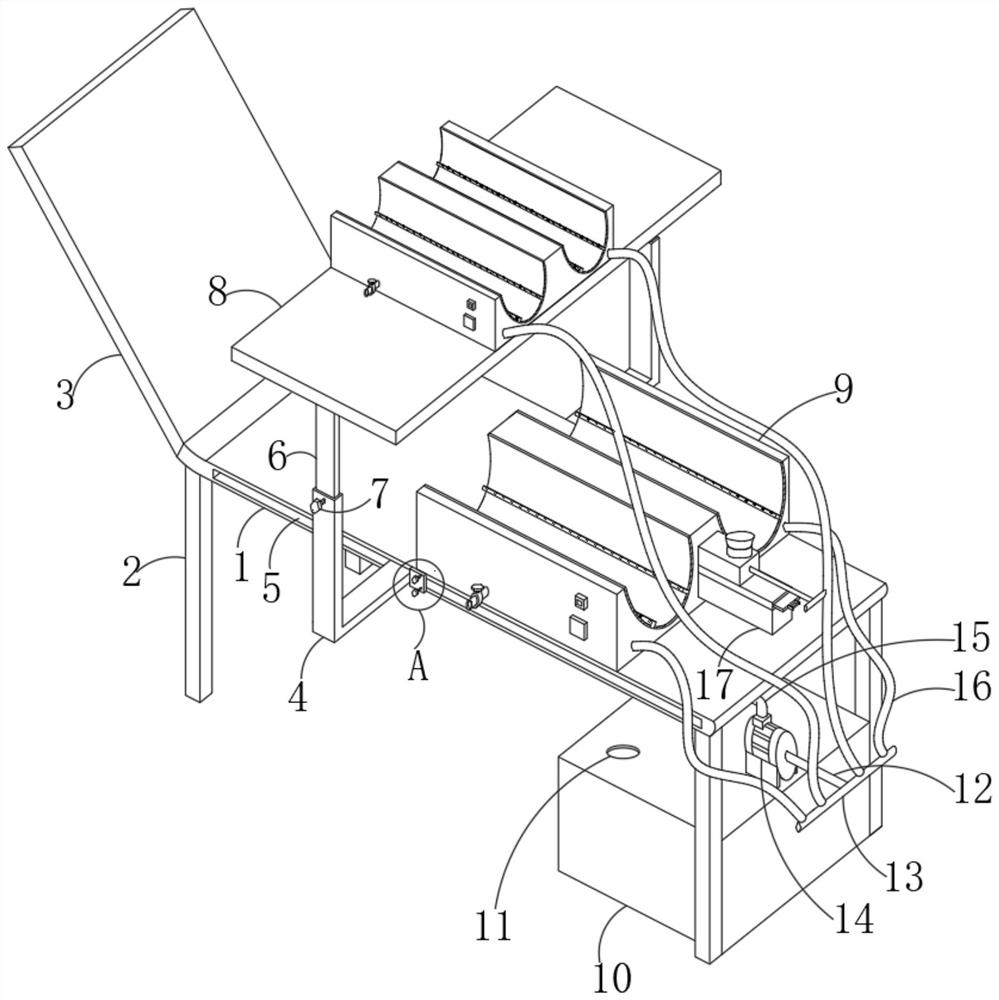 Medical rheumatic joint hot compress device