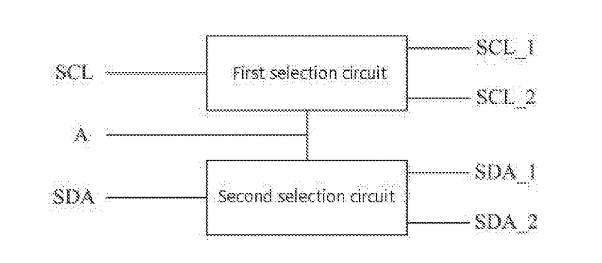 I2c transmission circuit and display device