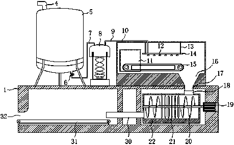 Wet garbage treatment system