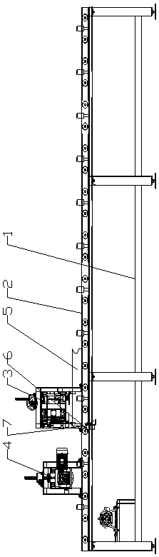 Plate burr removing device