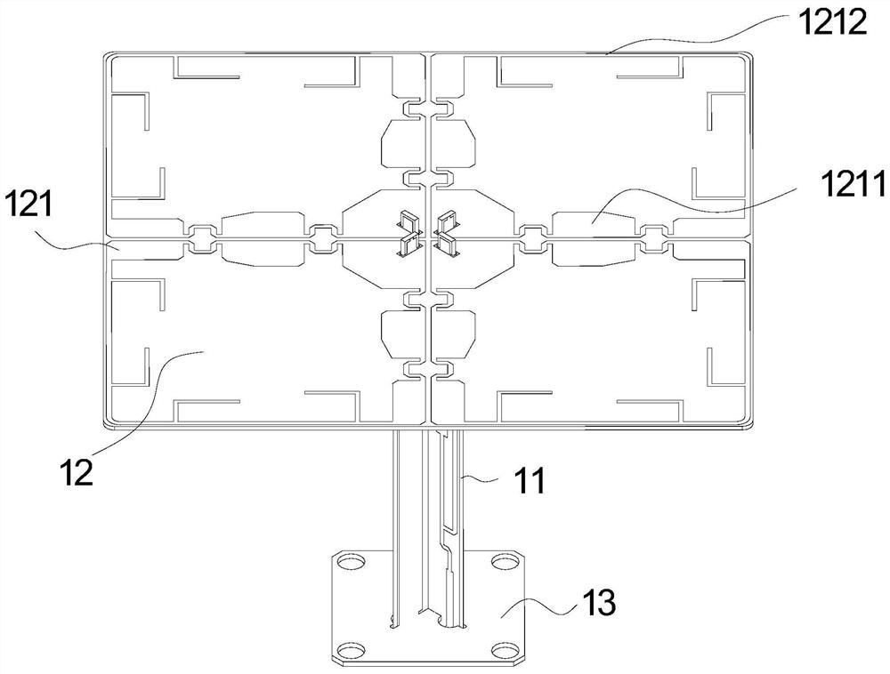 Miniaturized low-frequency oscillator unit and antenna array