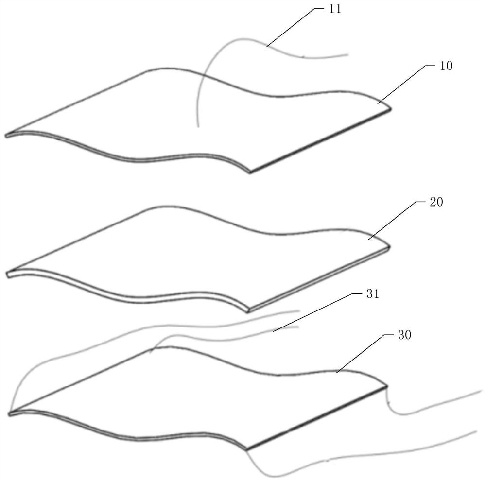 Continuous elastic tactile sensor and detection method thereof