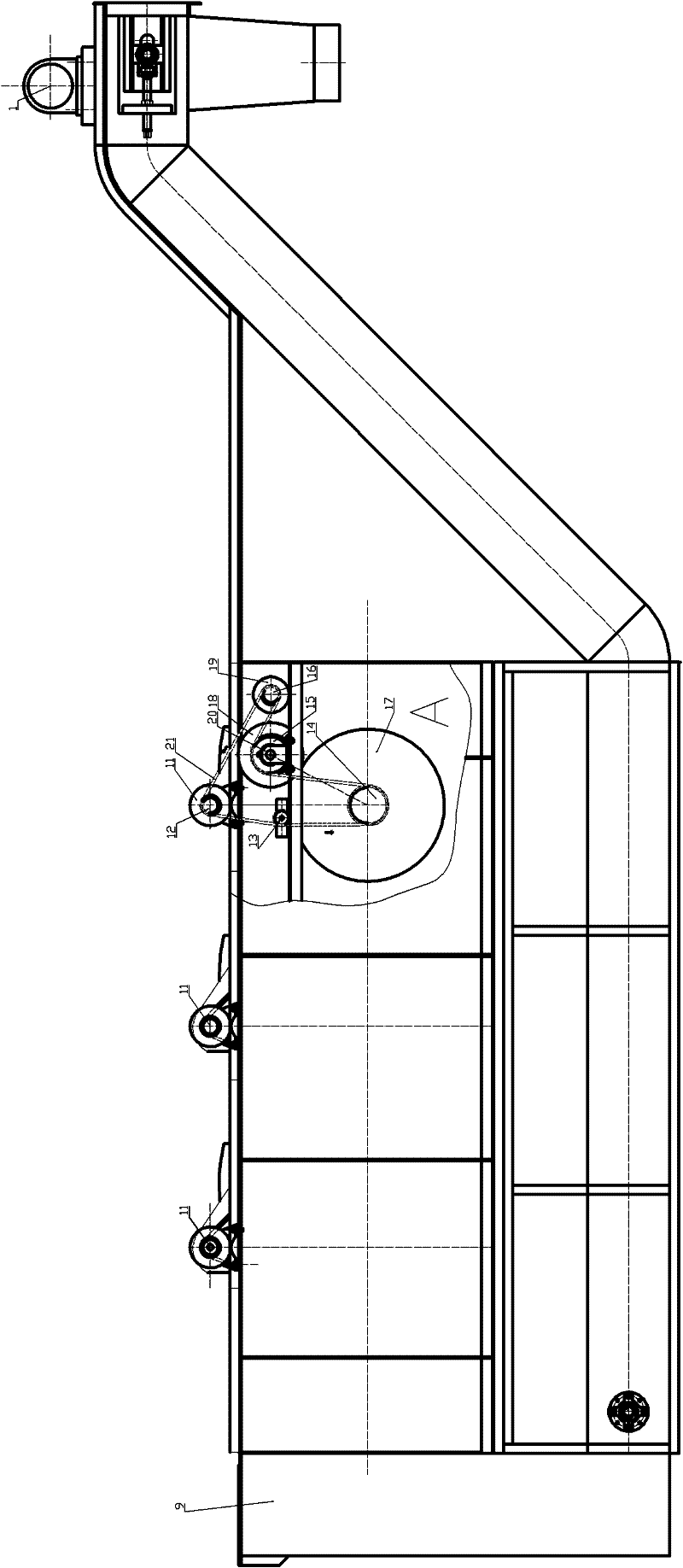 An industrial coolant purification device