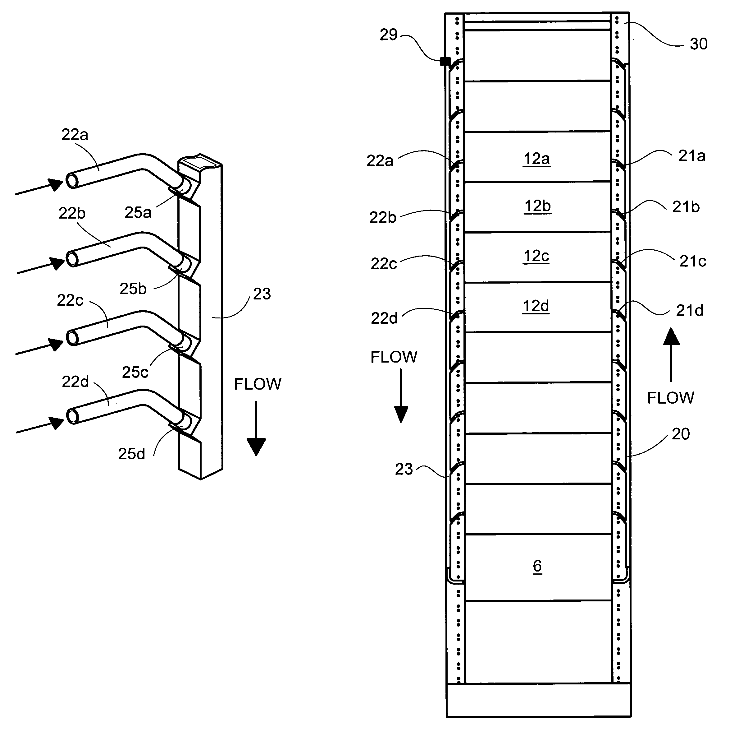 Low momentum loss fluid manifold system