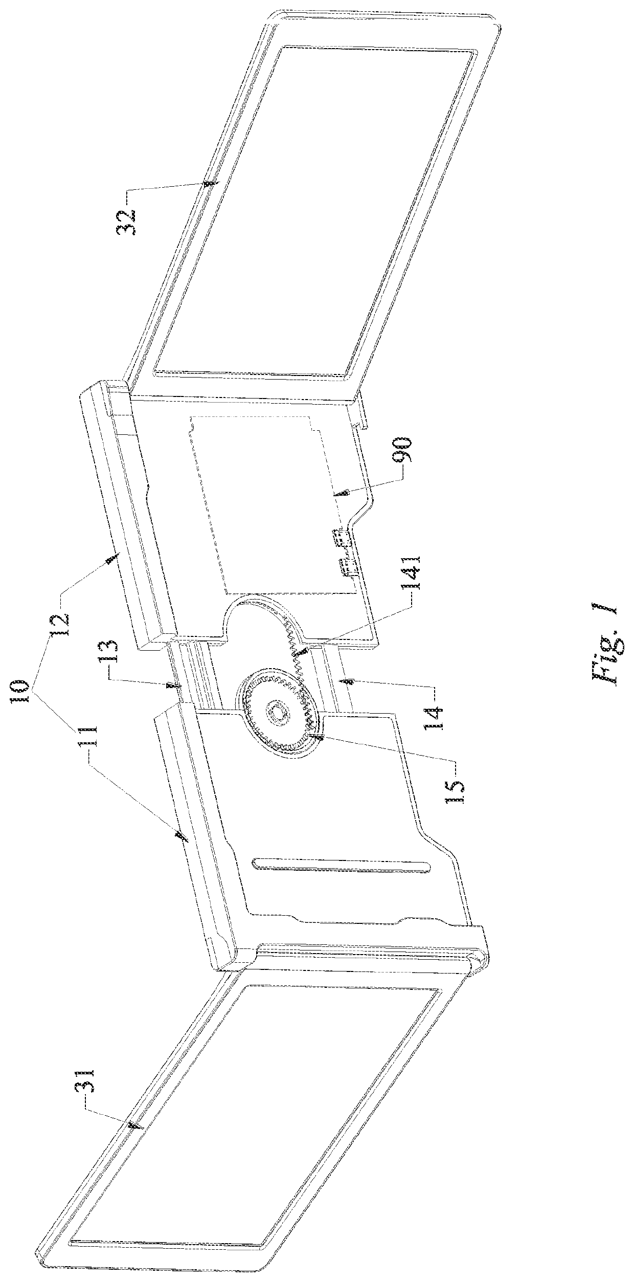 Multi-screen display device with internal wiring