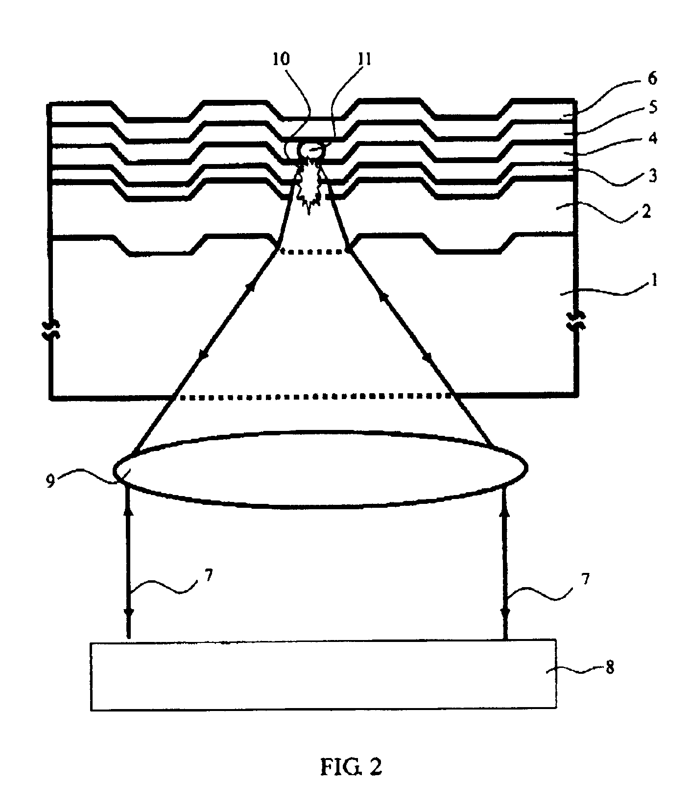 Write-once optical recording medium with ZnO near-field optical interaction layer