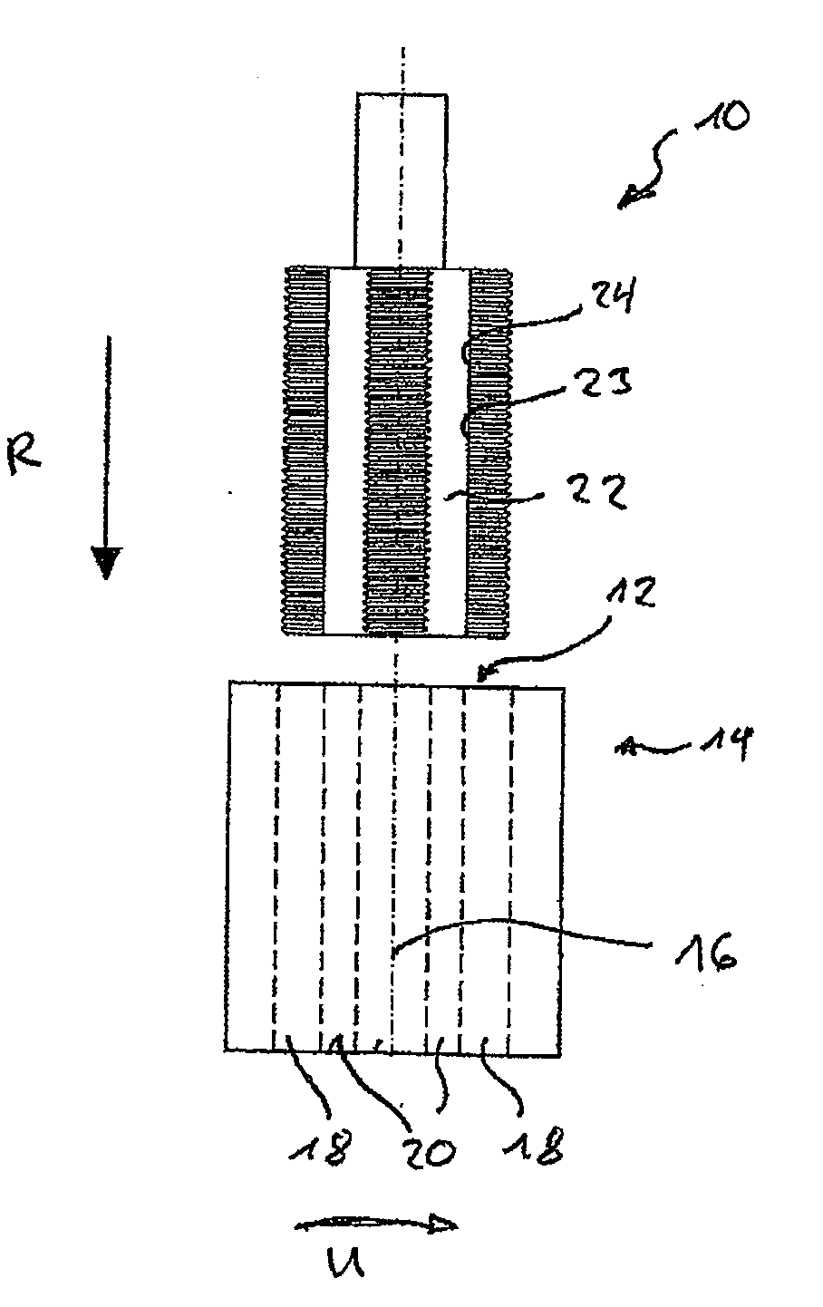 Method for creating an inner thread as well as a combination of a thread cutter and a body having a cutout