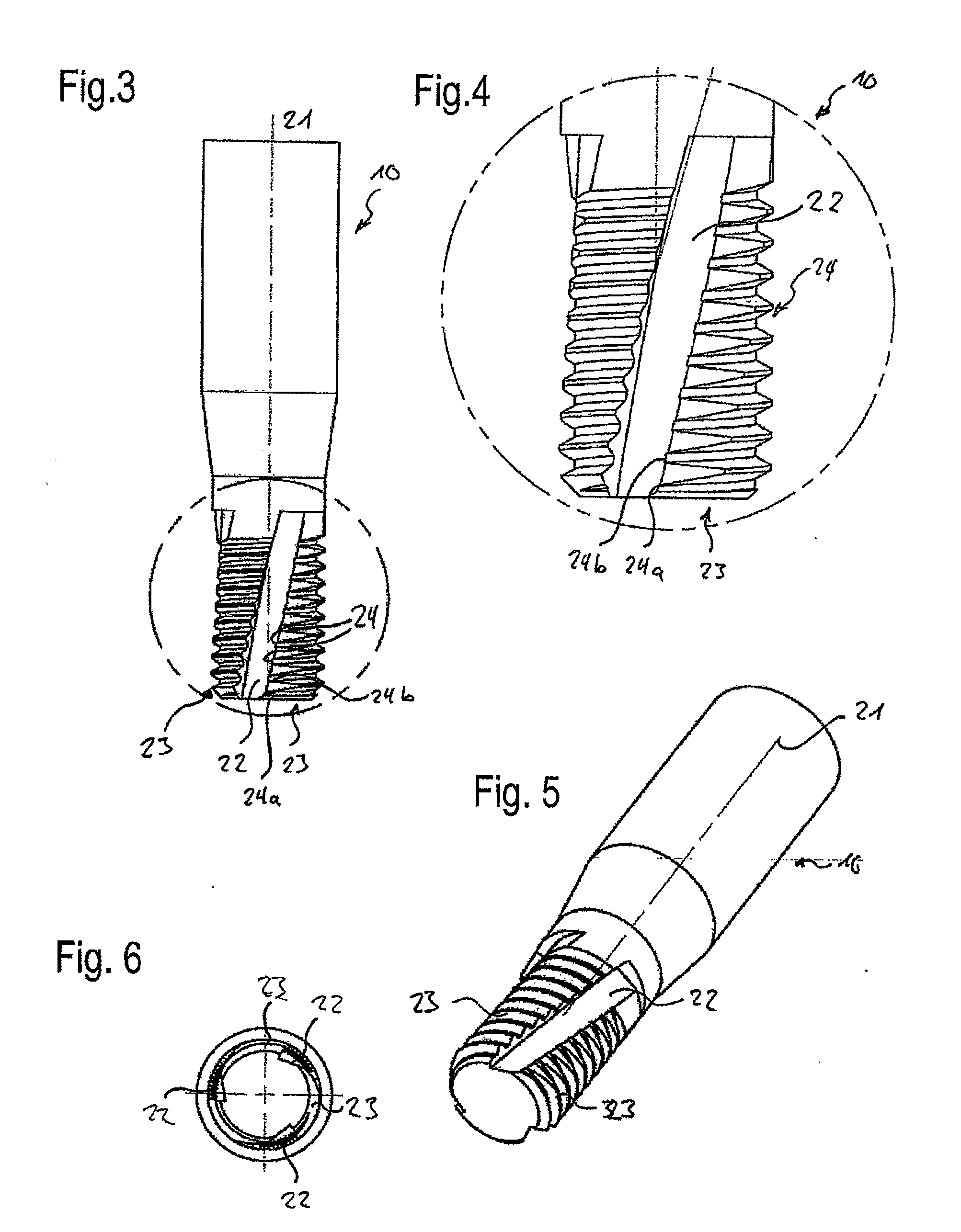 Method for creating an inner thread as well as a combination of a thread cutter and a body having a cutout