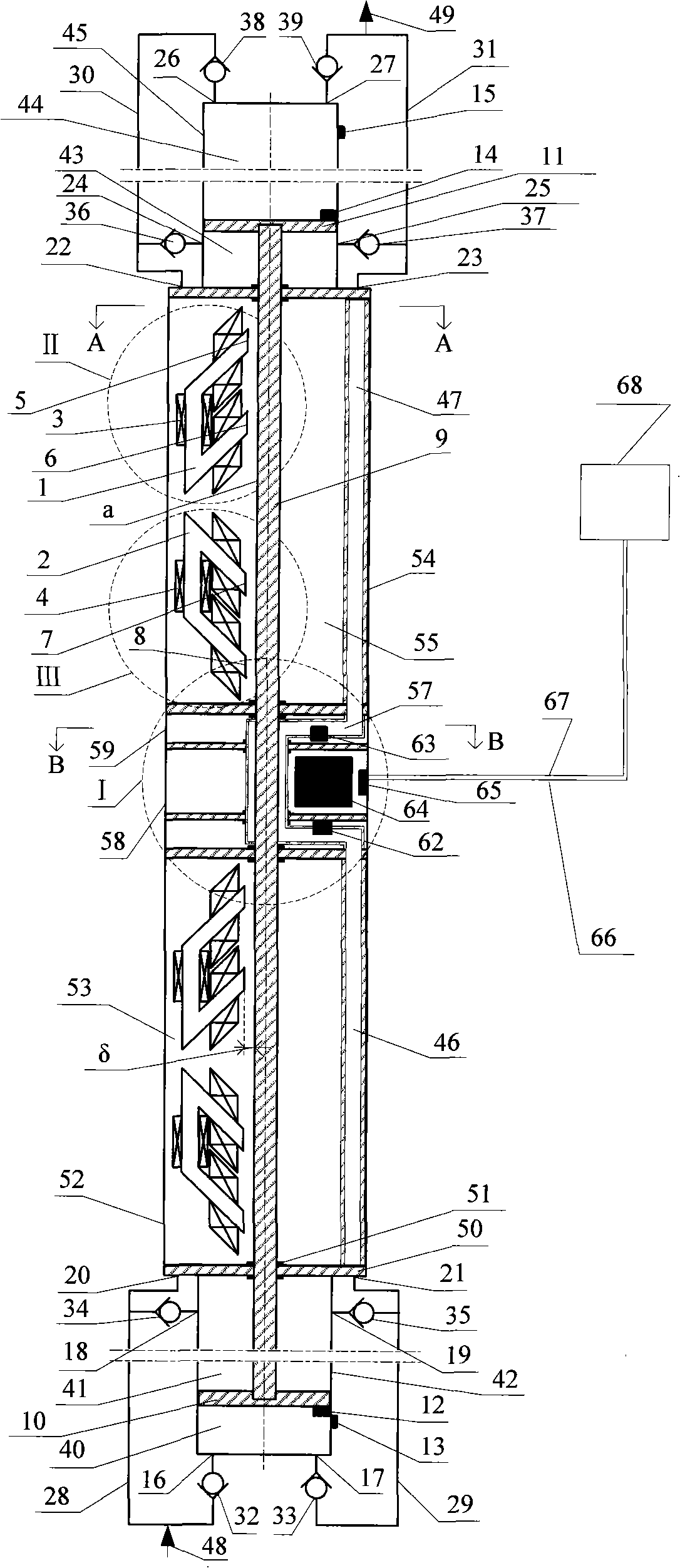 Linear magnetic force activation double-piston intelligent oil extraction pump