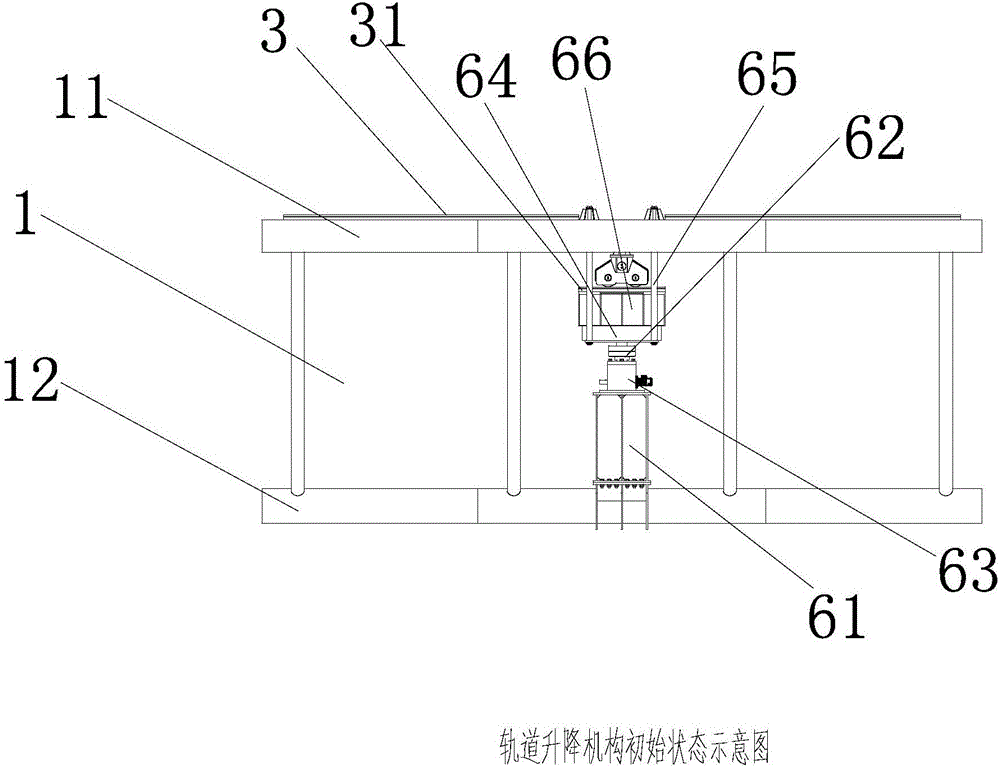 Lifting mechanism of lifting retractable roof