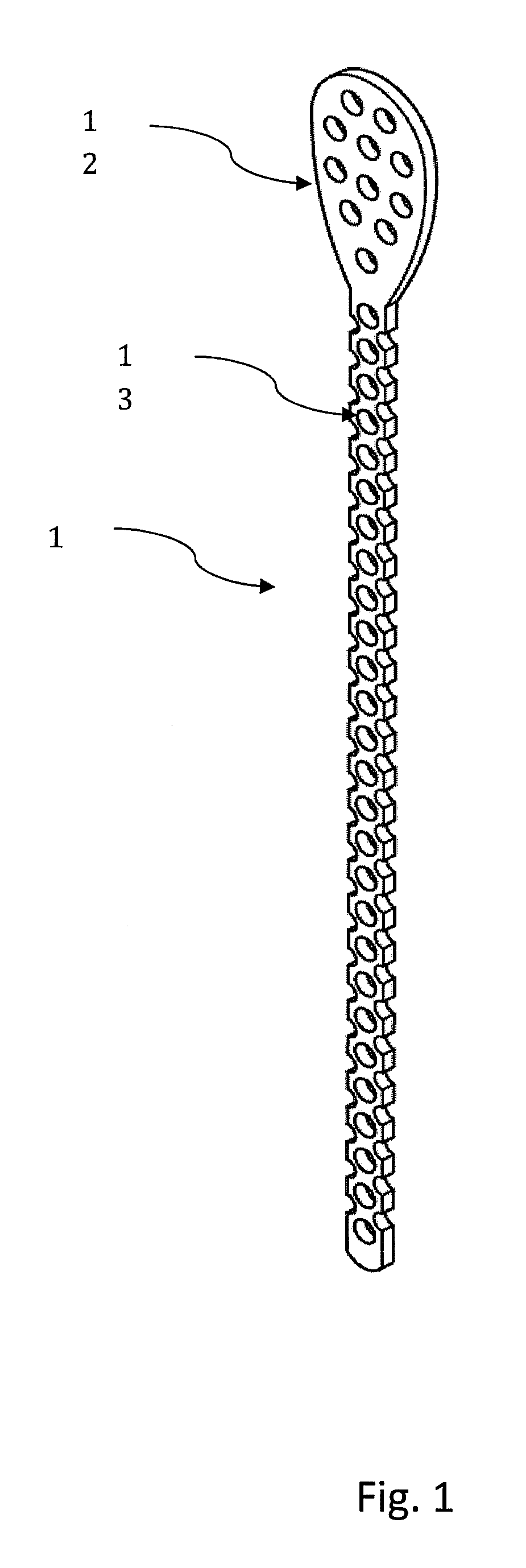 Bendable bone plate for external fixation