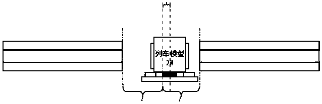 Magnetically levitated train model demonstrating and testing device