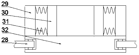 A high-strength double-layer hollow plastic plate production device