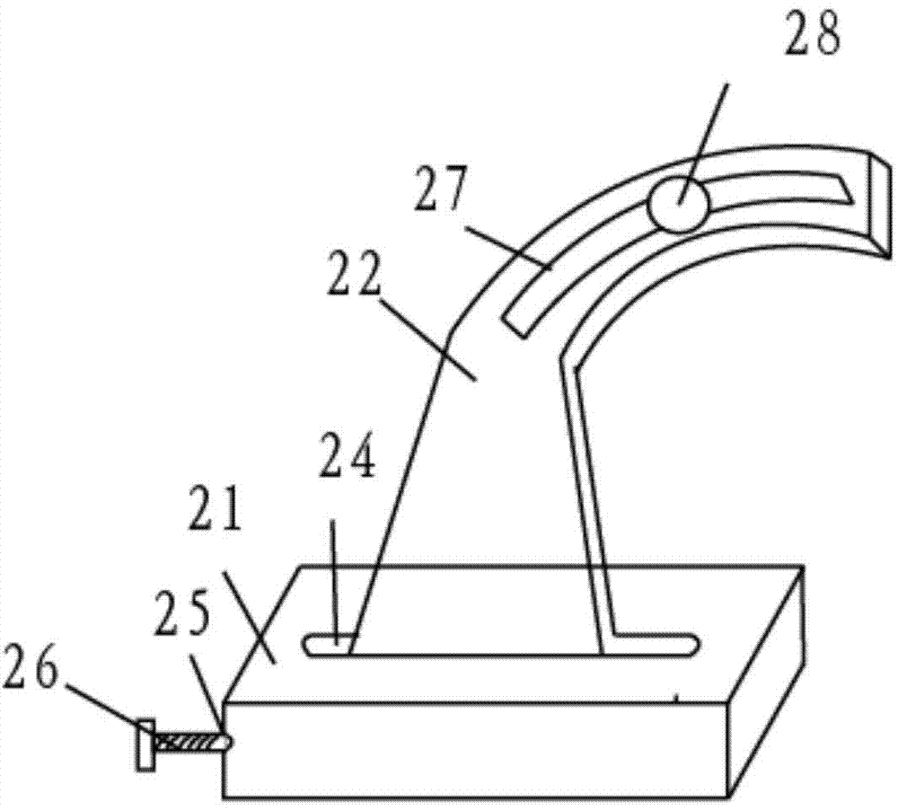 Slot wedge one-time forming device