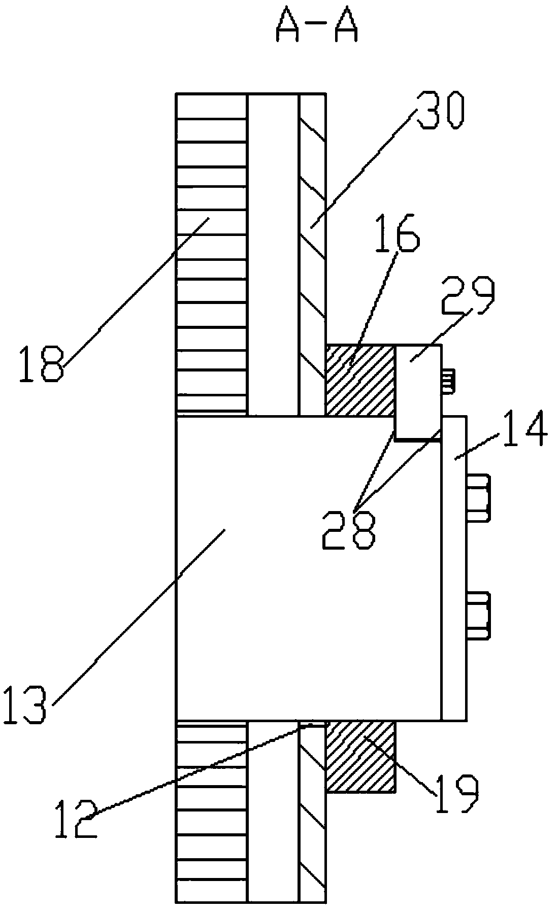 Electromagnetic lever rack type safety brake device for lifting equipment