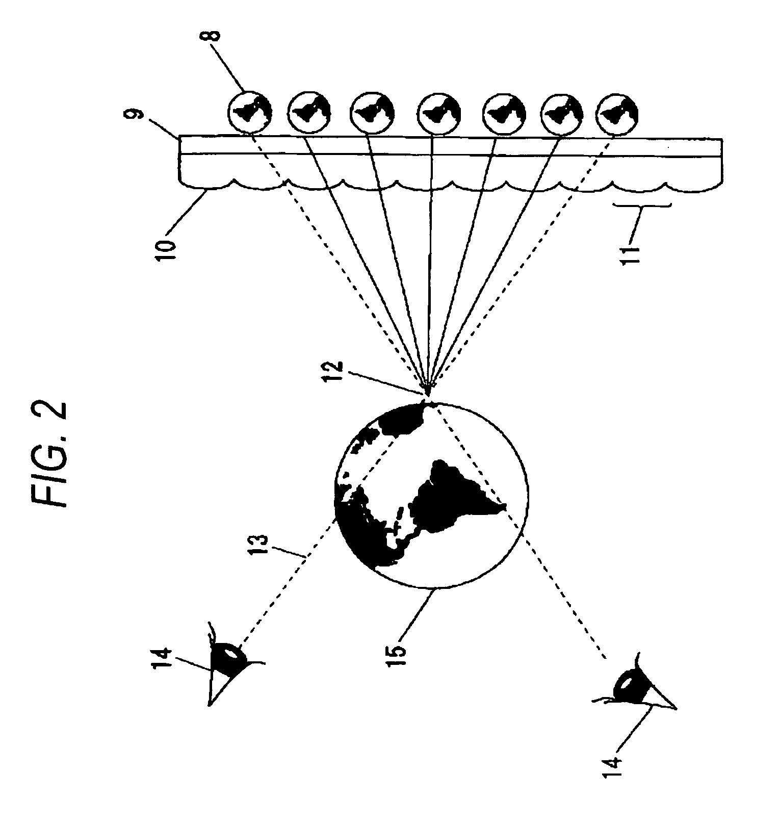 Three-dimensional image communication terminal and projection-type three-dimensional image display apparatus