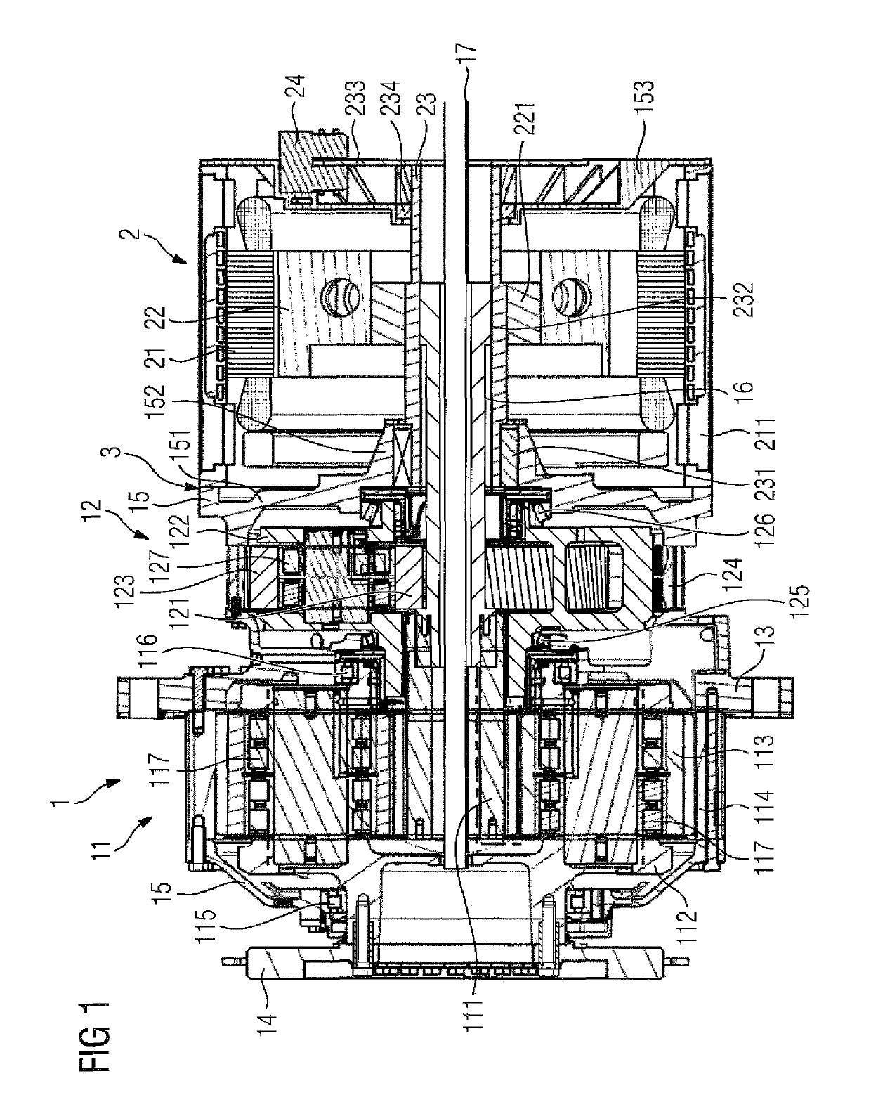 Drive system of a wind turbine