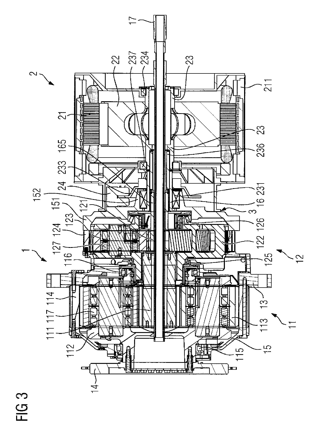 Drive system of a wind turbine