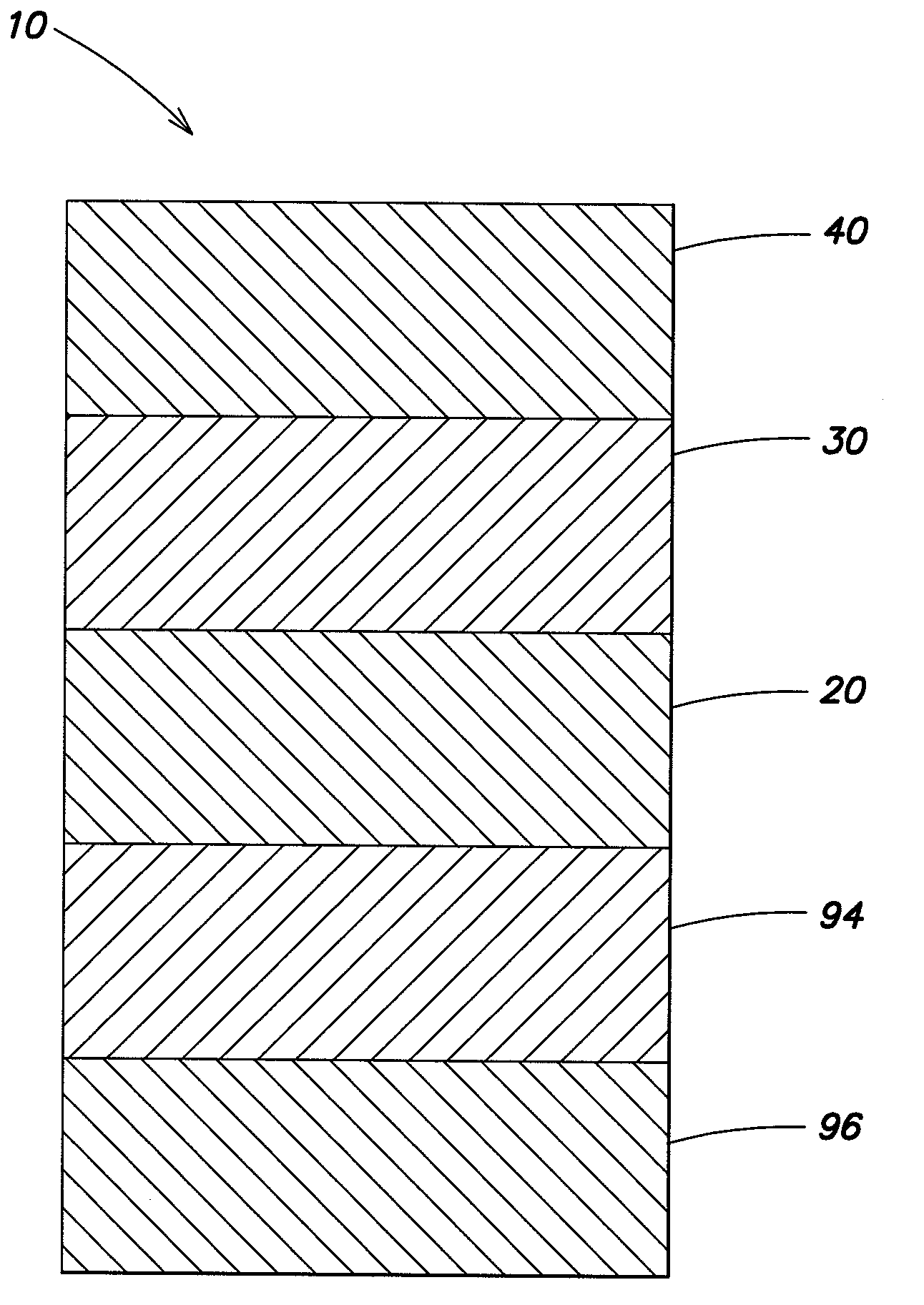 Multi-colored decorative laminate