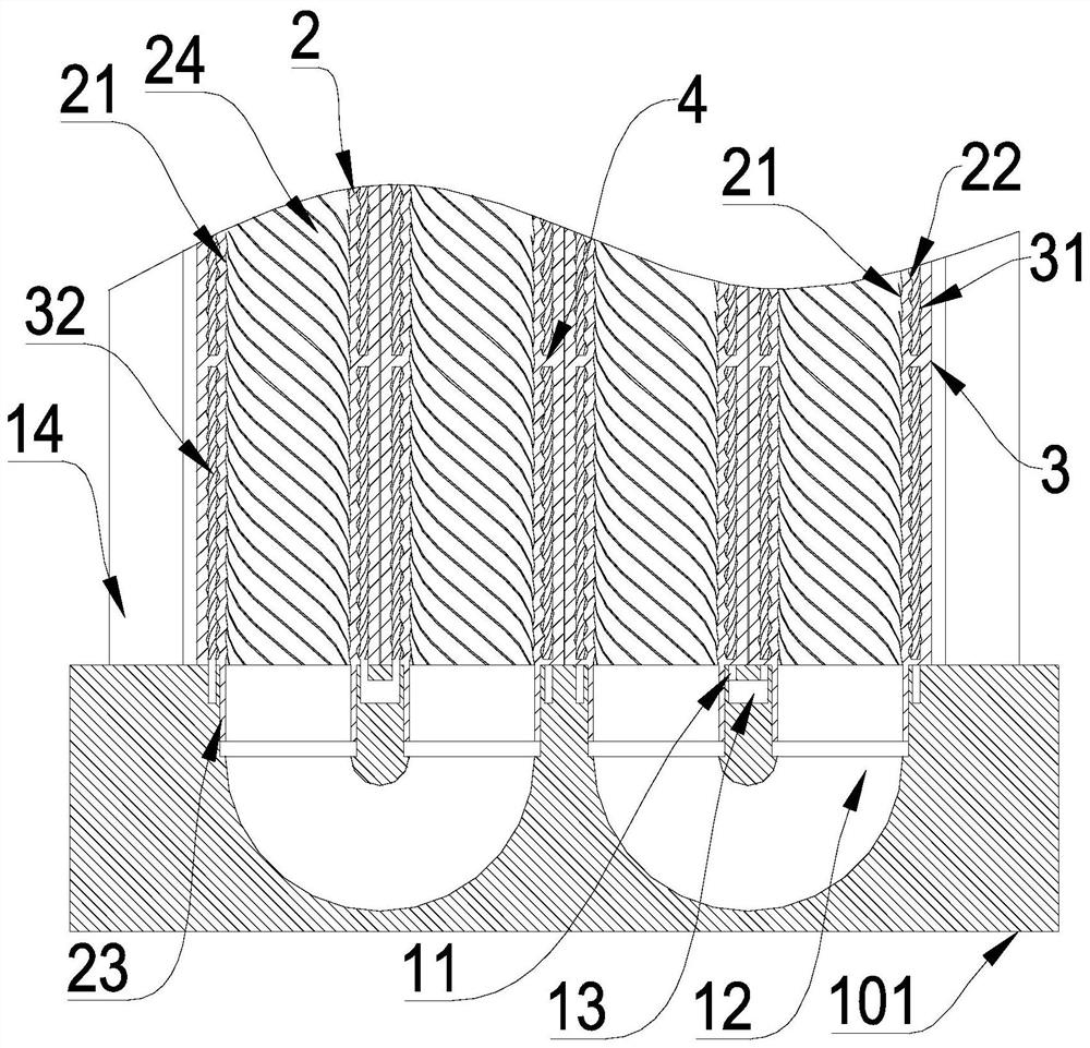 Internal spiral heat exchanger