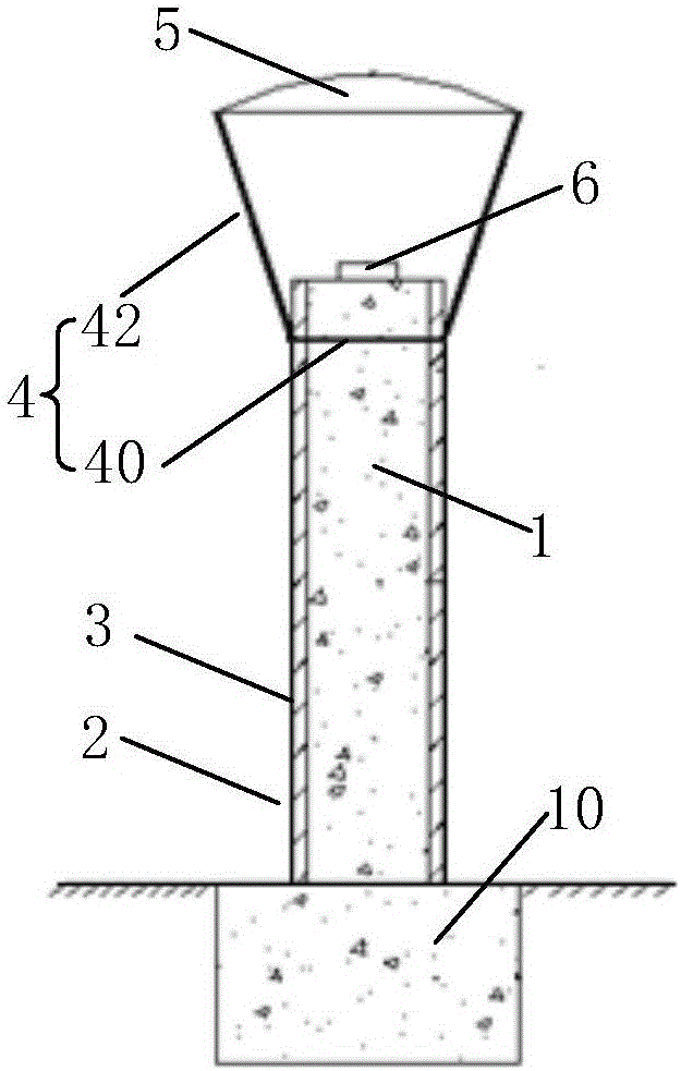 Settlement deformation monitoring pier and erection construction method thereof