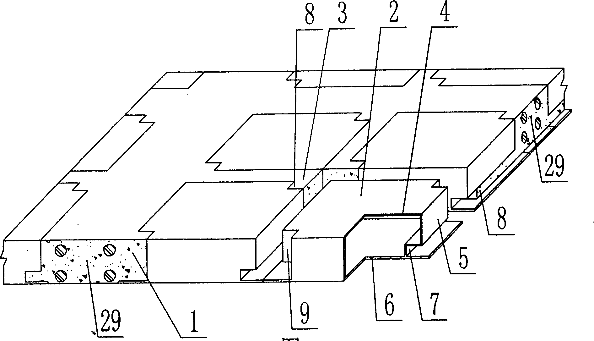 Reinforced concrete hollow slab