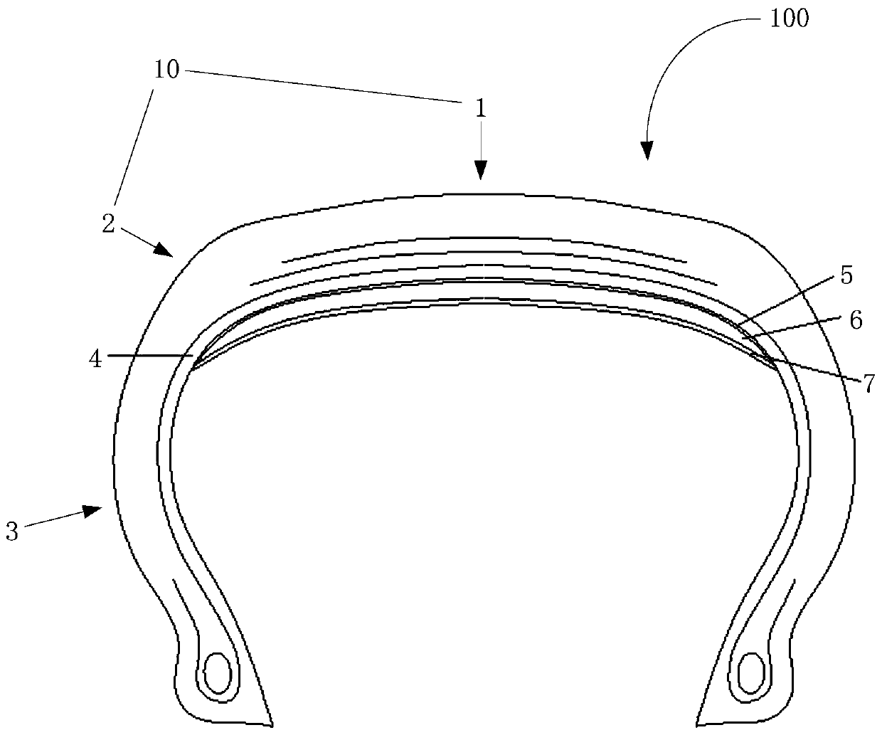 All-weather all-season tire and preparation method thereof