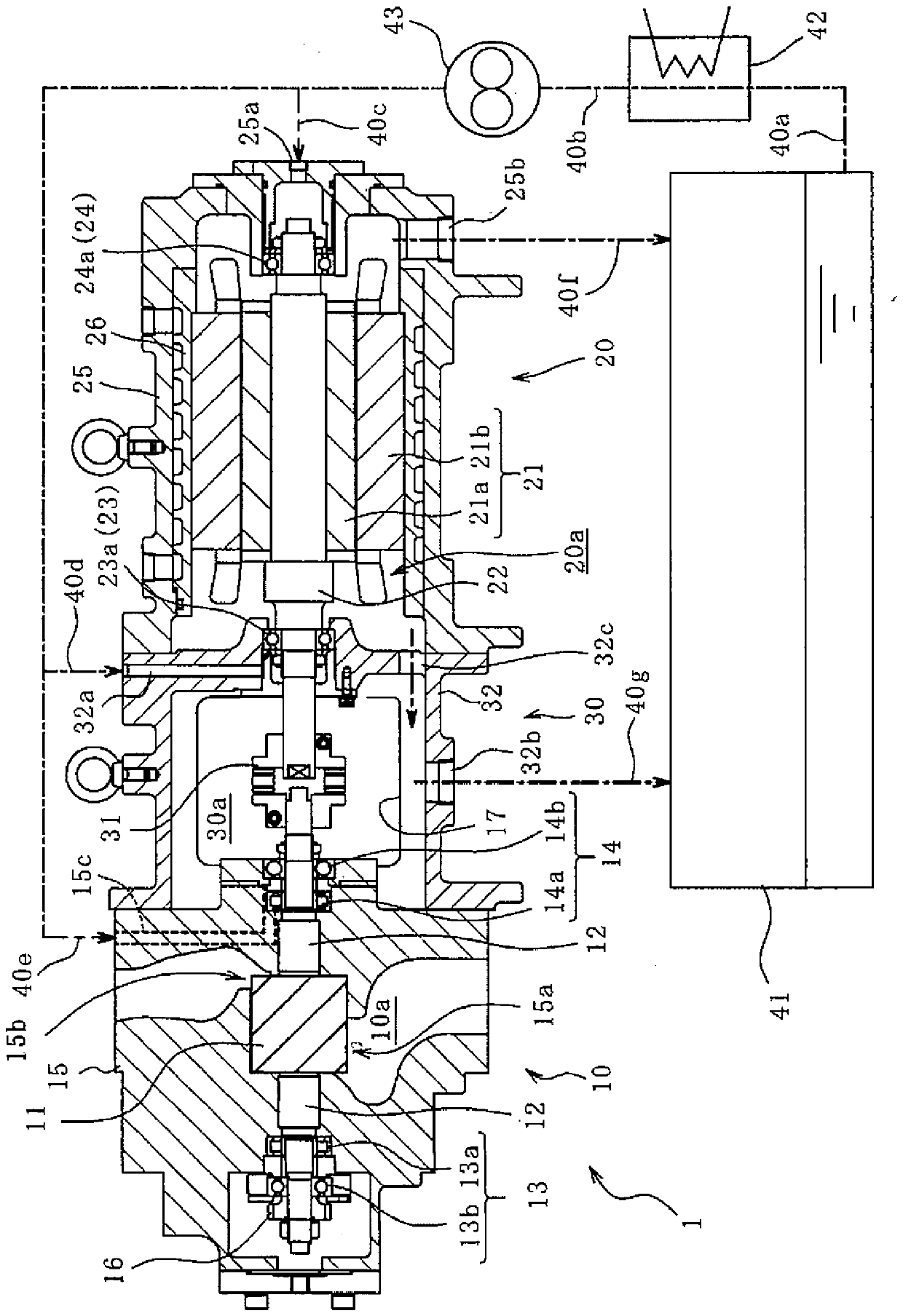 Oil-free screw compressor