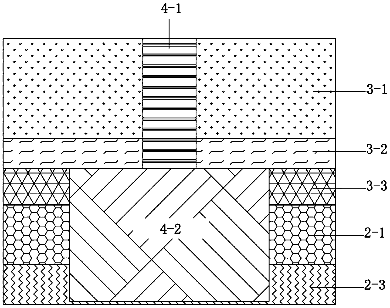 Composite ecological bank protecting structure and construction method thereof