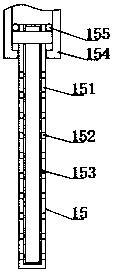 Rapid treatment device for rural domestic sewage