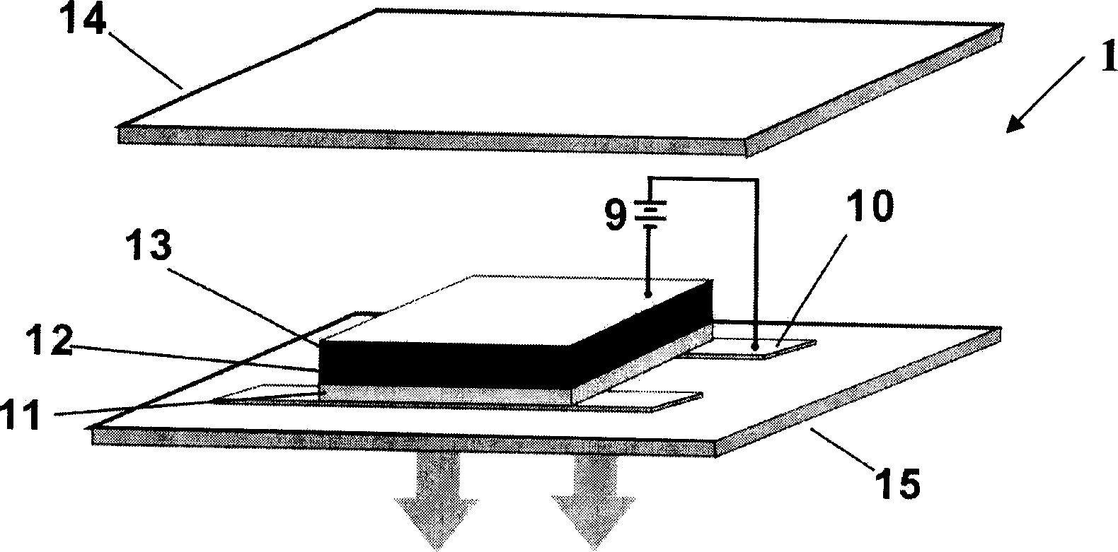 Multi-channel column imaging fluorescent detector