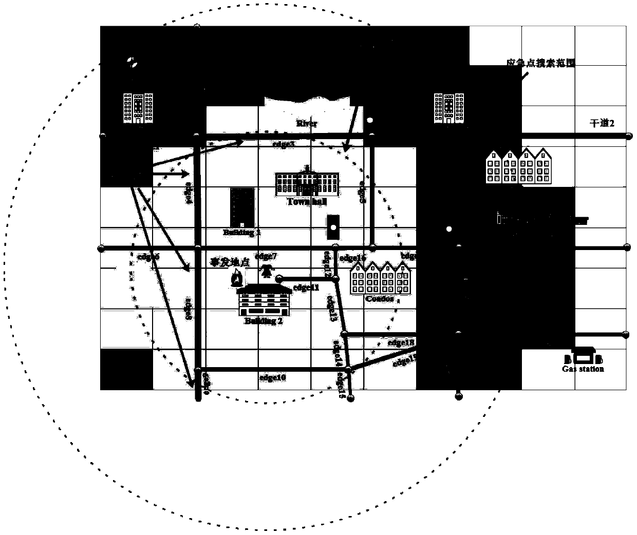 Emergency guiding method and emergency guiding system for individual on basis of big data