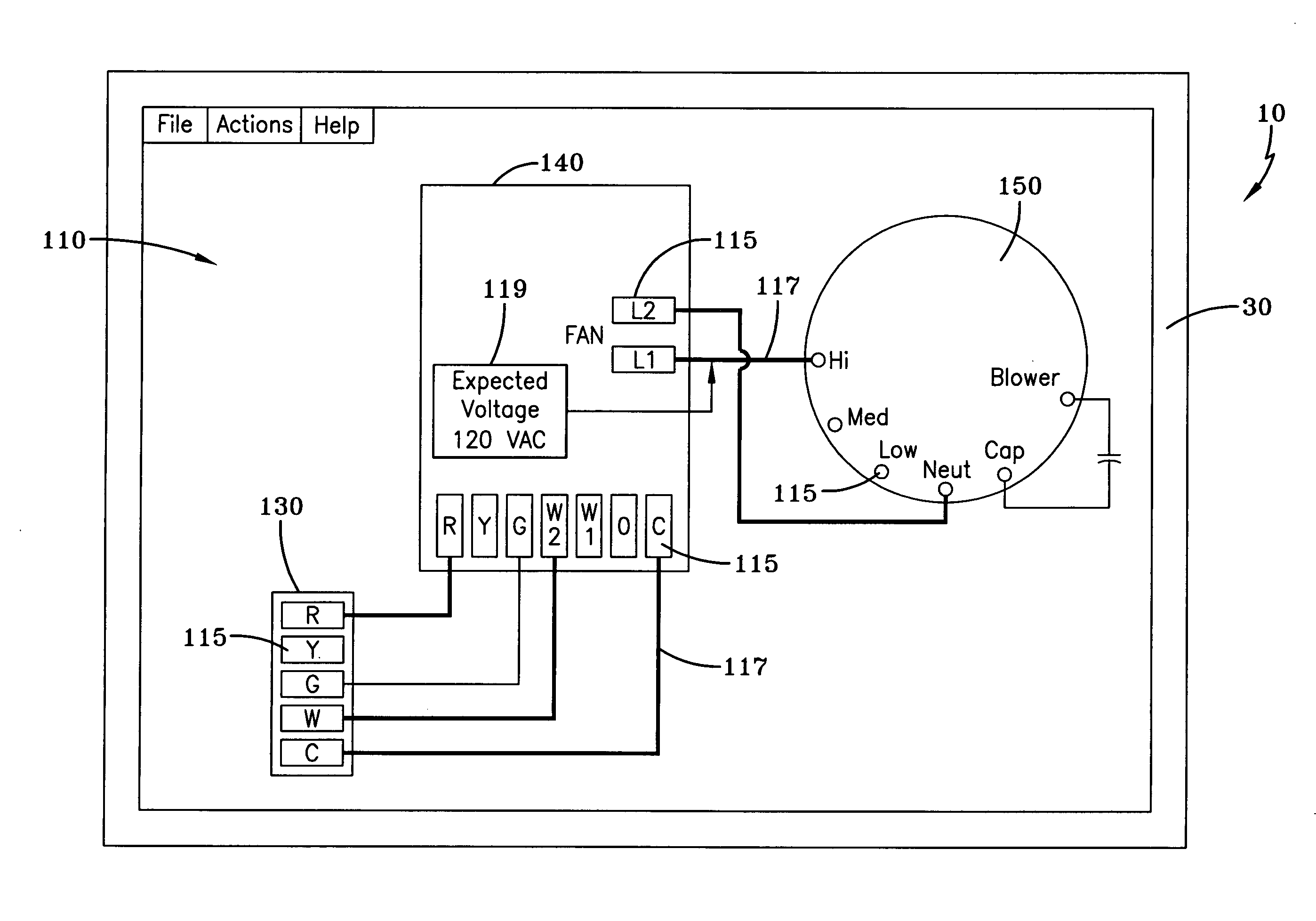 HVAC system analysis tool