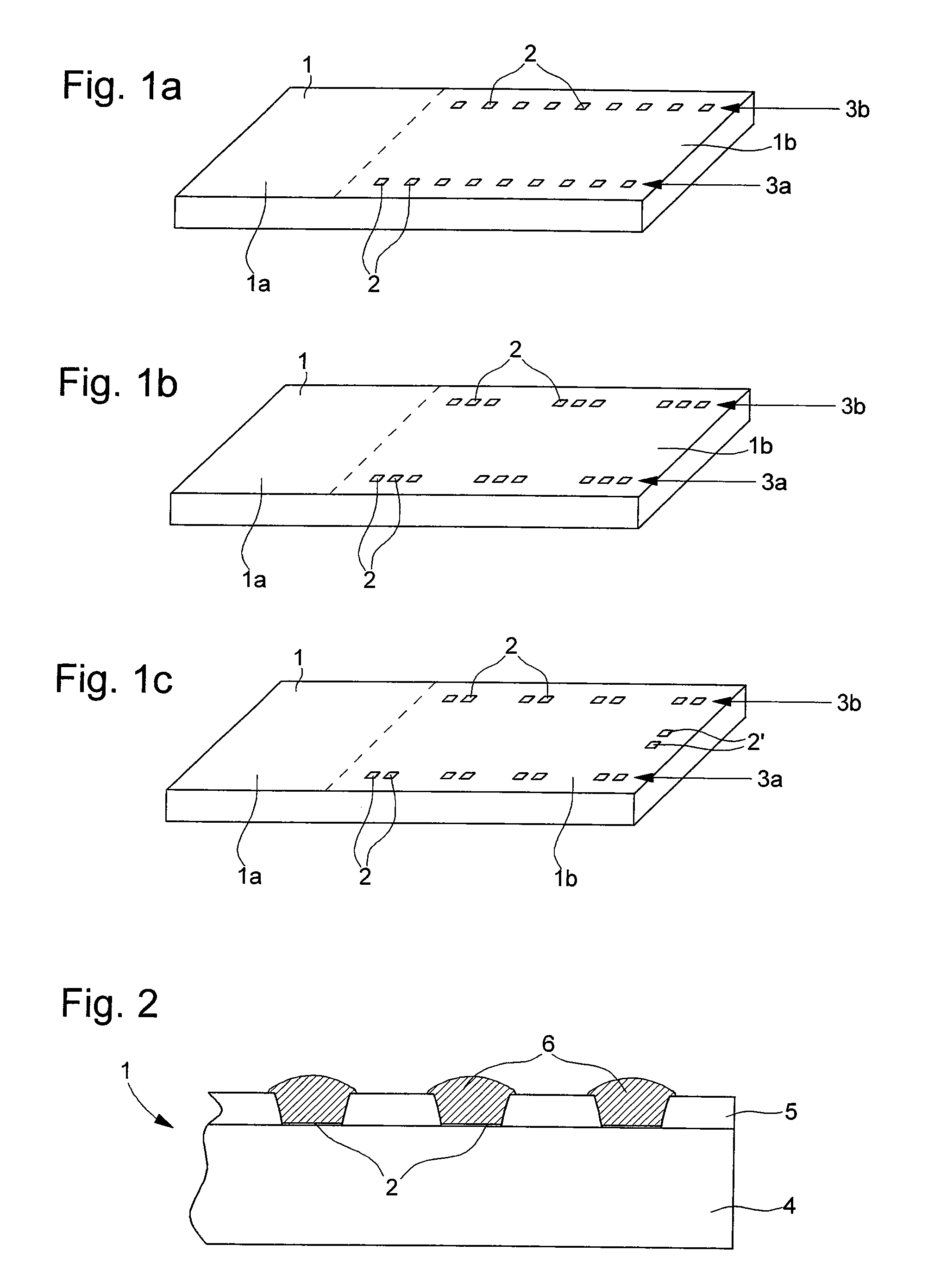 Integrated photoreceptor circuit and optoelectronic component including the same with electric contact pads arranged solely on side of the processing area which is juxtaposed with the photosensitive area