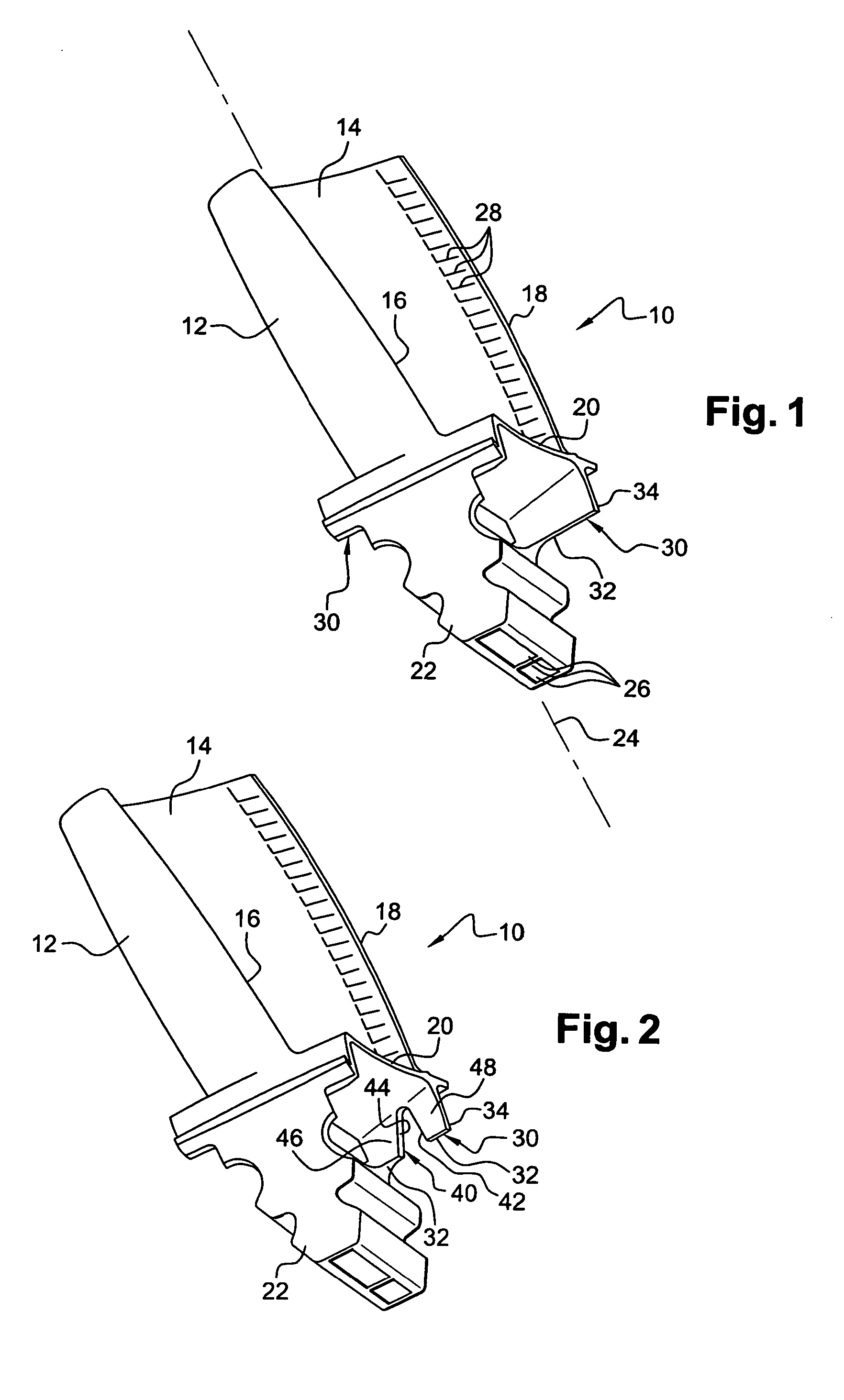 Rotor blade for a compressor or a gas turbine