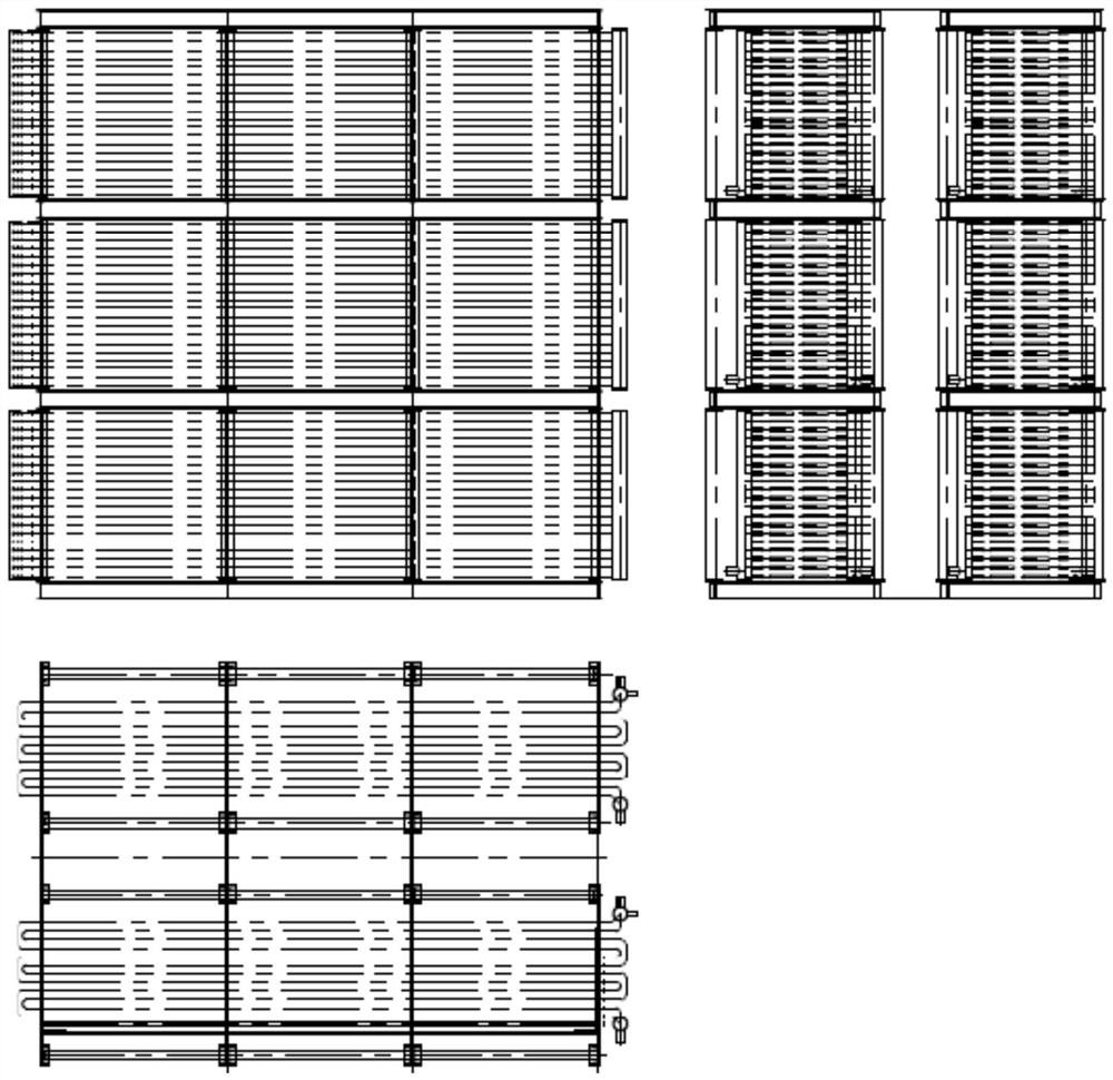 Finned tube heating surface tube structure and coal economizer