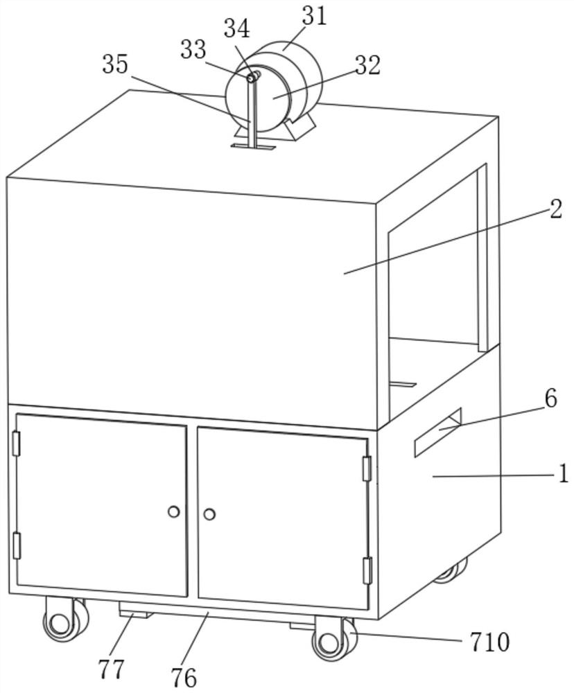 Automatic section cutting device for glasses arm support machining