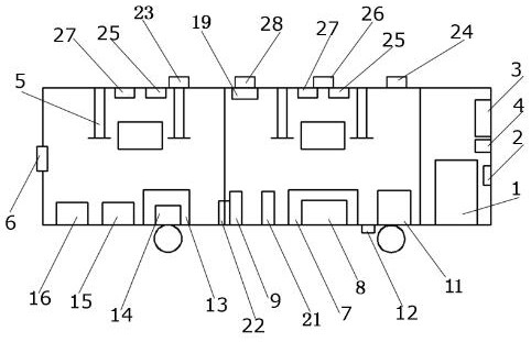 Mobile field medical experiment informatization bearing platform