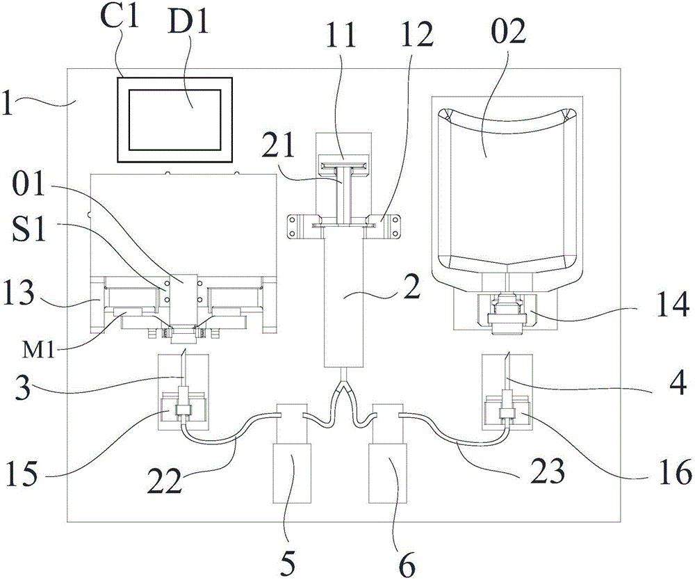 Automatic penicillin-bottle medicine dispensing system and method