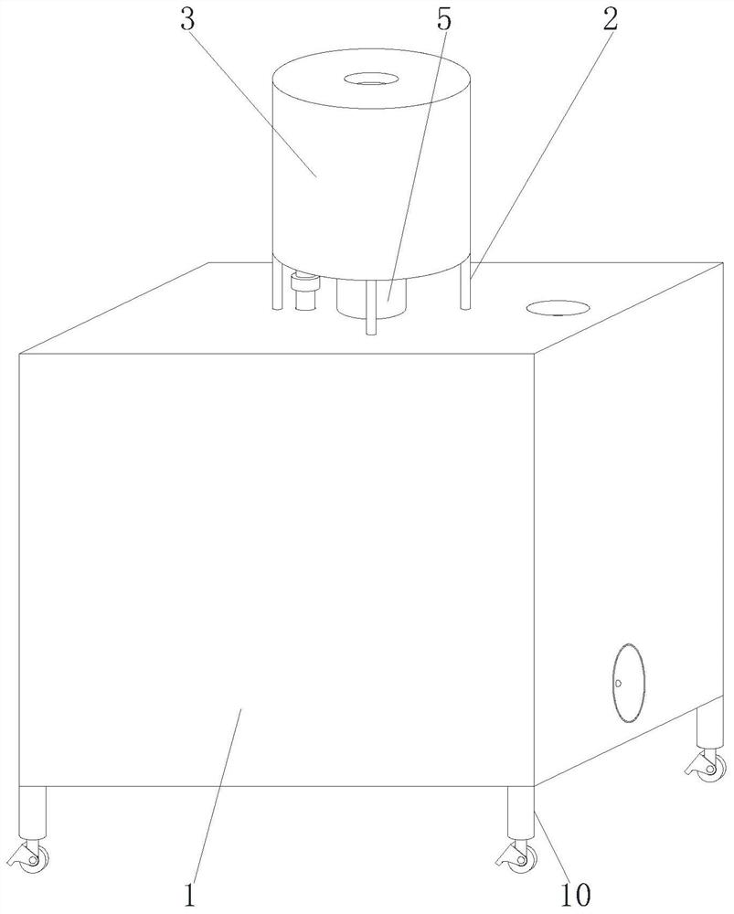 Production device of PVC plastic ground mat and improved process thereof