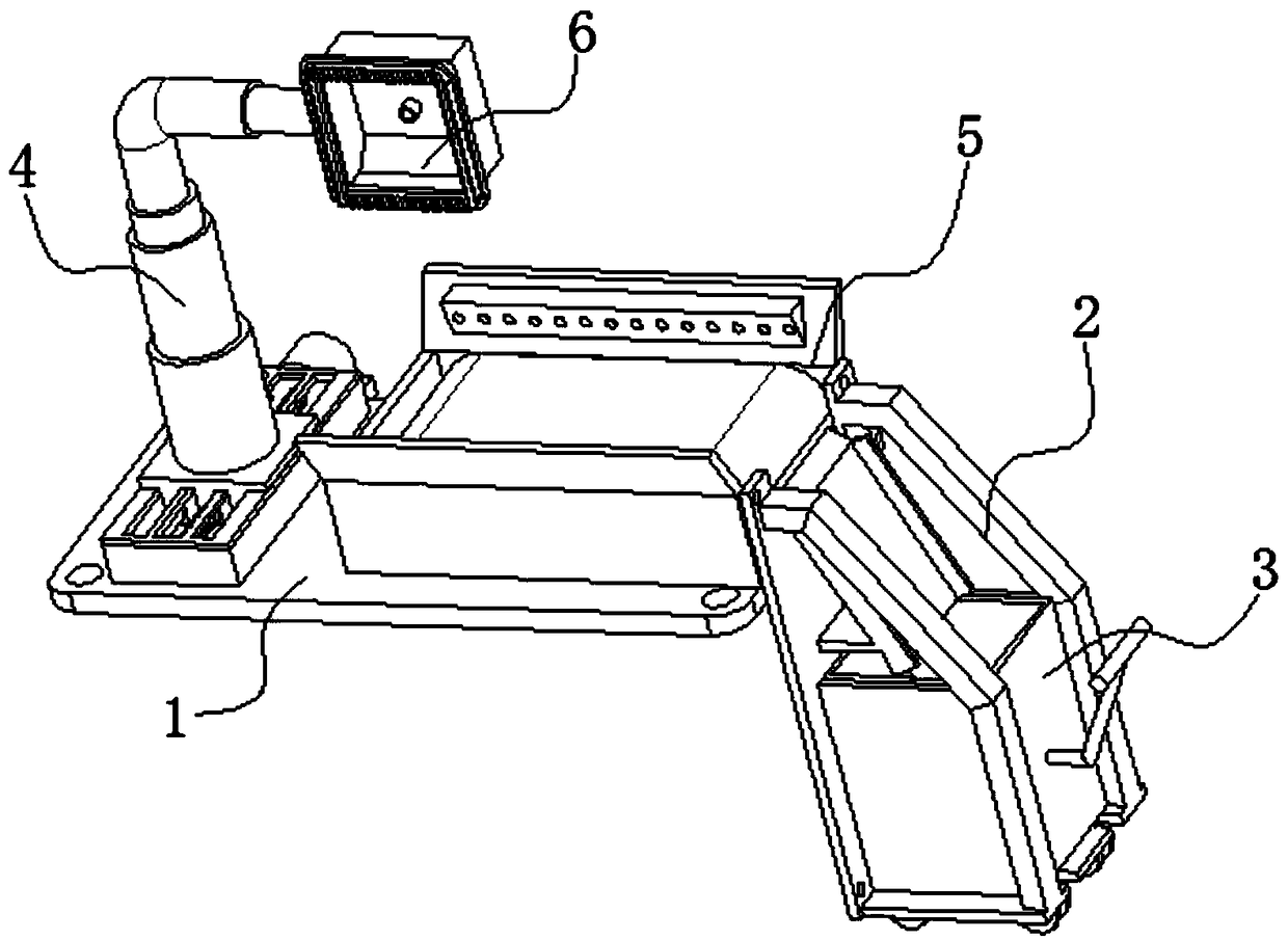 Taking-out device and taking-out method for plastic molds