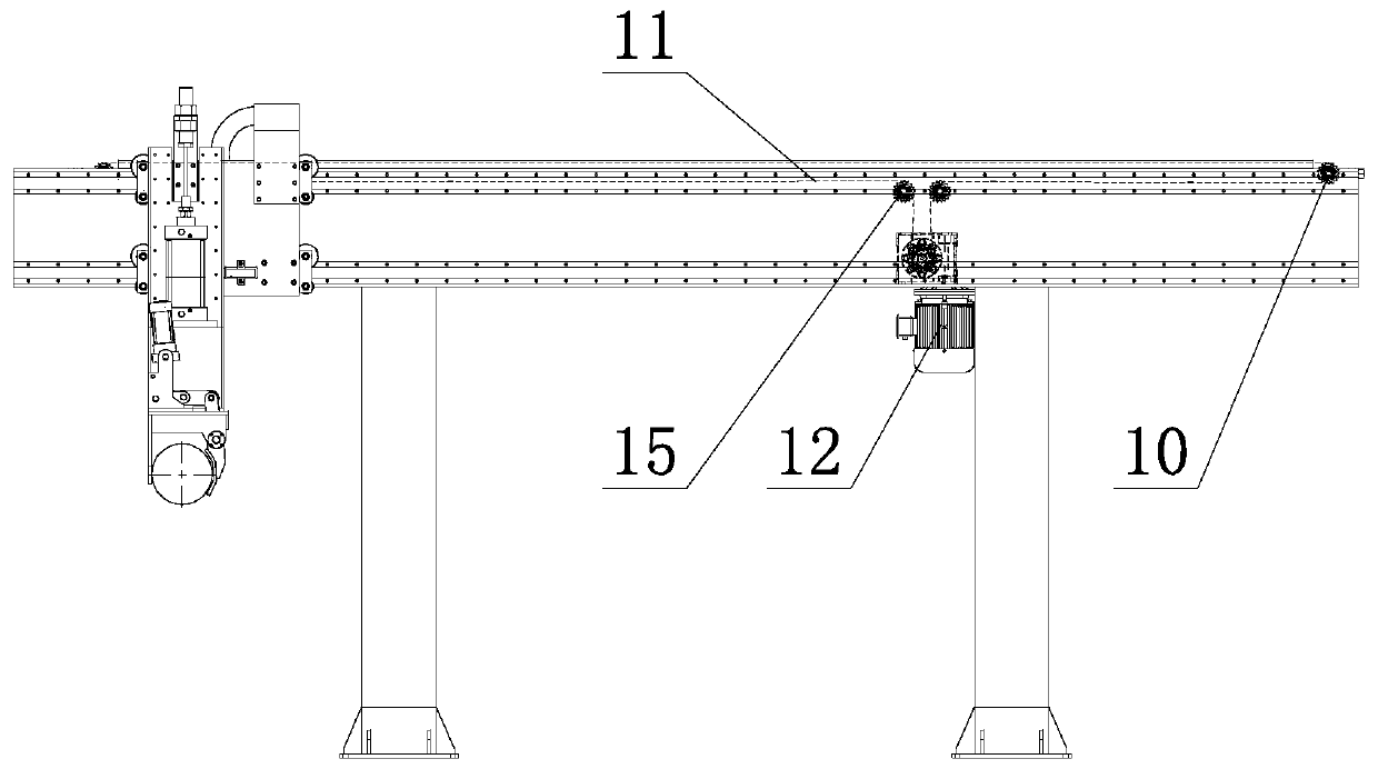 Mechanical hand short bar conveying device