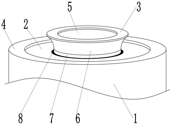 Safe combined cylindrical lithium battery cap assembly