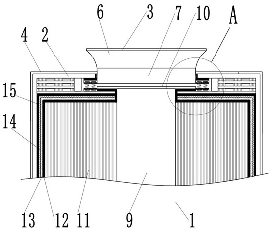 Safe combined cylindrical lithium battery cap assembly