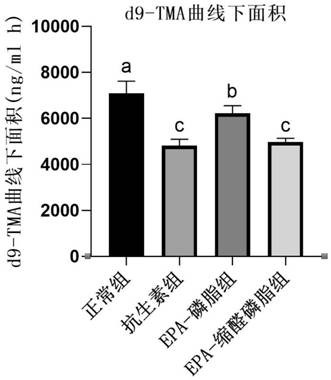 Application of acetal phosphatidyl ethanolamine in preparation of product for reducing trimethylamine oxide in vivo