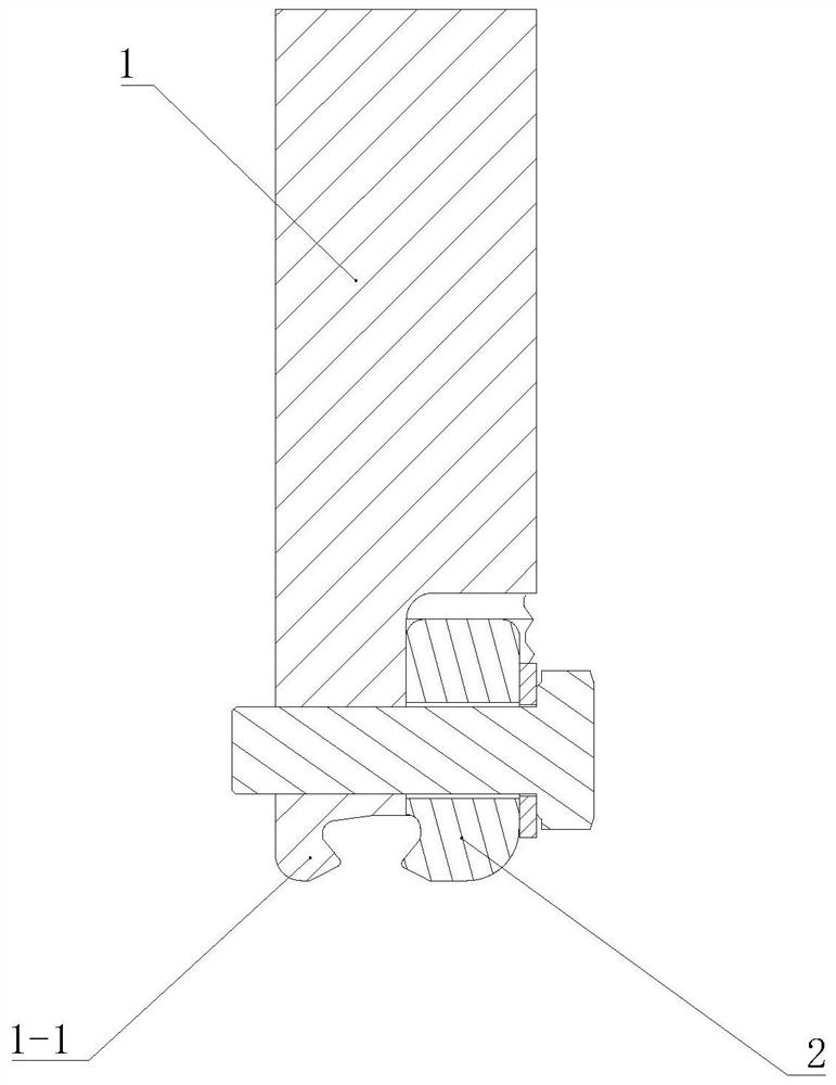 Rail transit turnout busbar transition piece and contact line clamping device