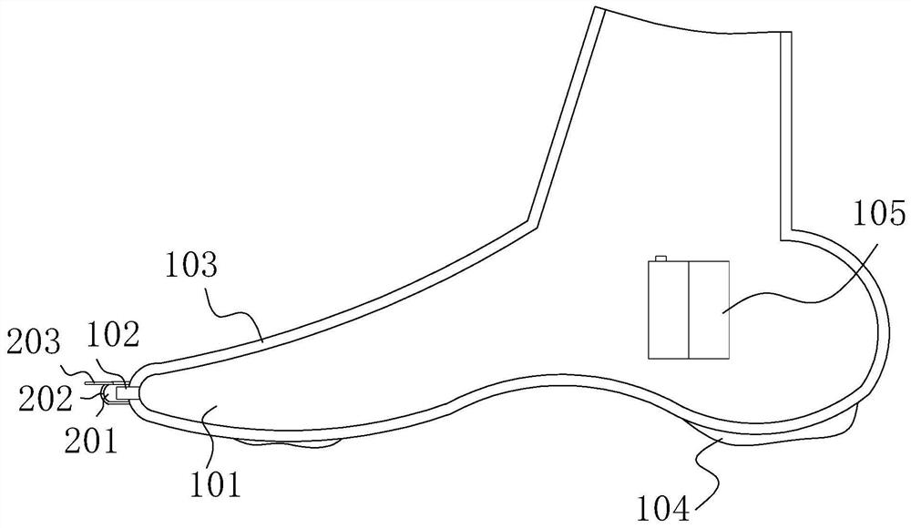 Teaching device for pedicure